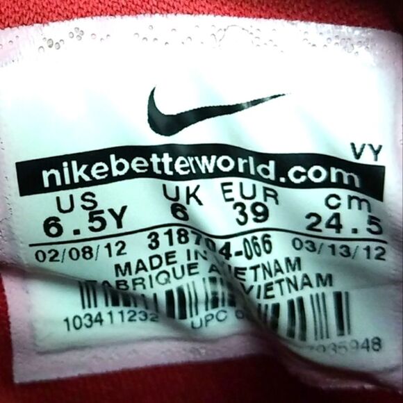 Nike Delta Force Low Basketball Sneakers Youth Size 6.5Y (Women's Size 8) Black - Picture 8 of 8